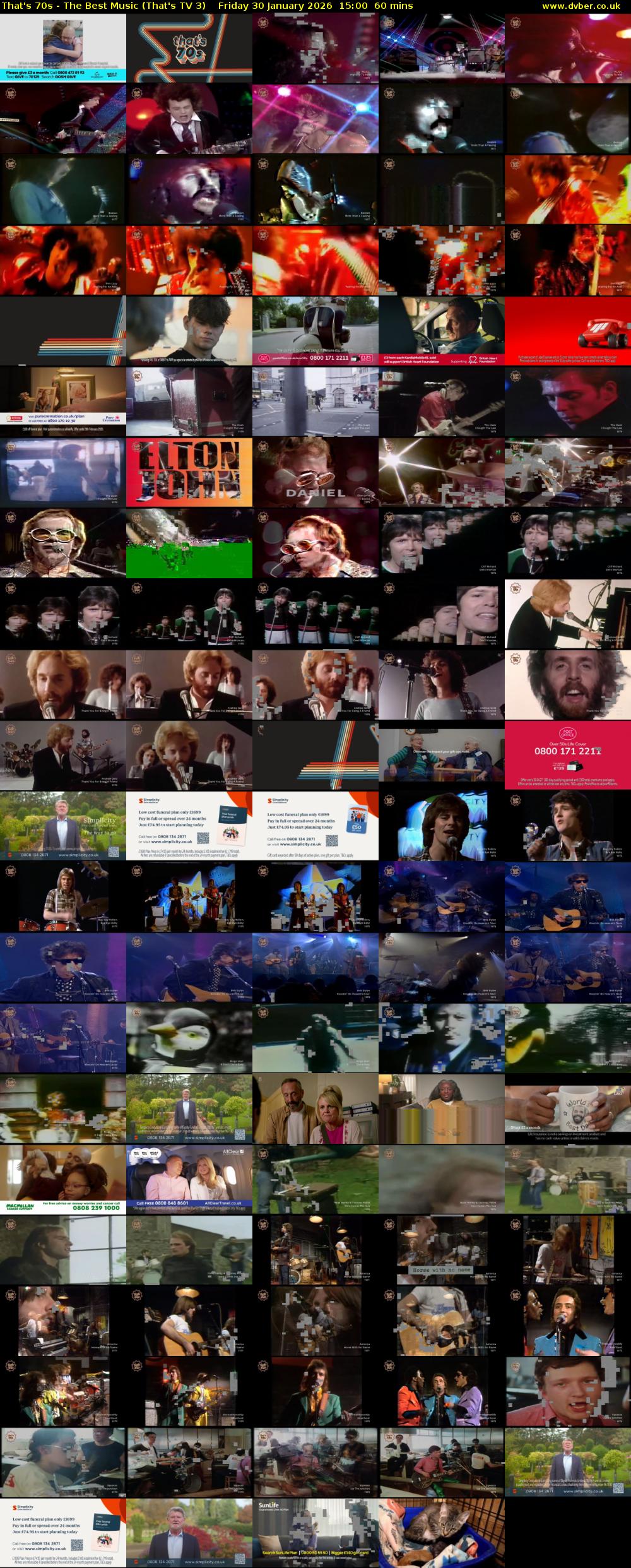 That's 70s - The Best Music (That's TV 3) Friday 30 January 2026 15:00 - 16:00