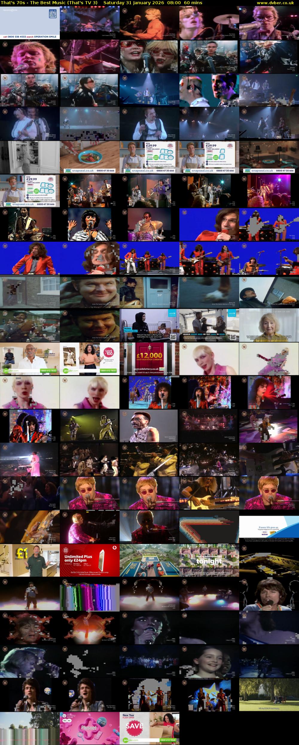 That's 70s - The Best Music (That's TV 3) Saturday 31 January 2026 08:00 - 09:00