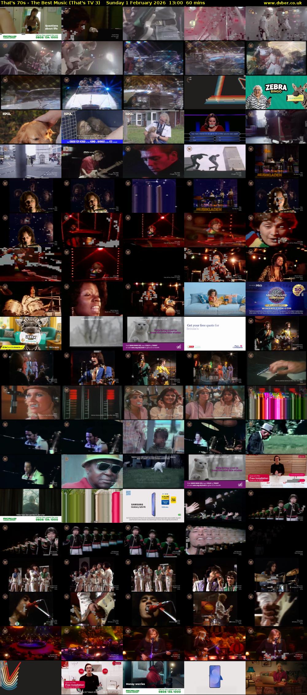 That's 70s - The Best Music (That's TV 3) Sunday 1 February 2026 13:00 - 14:00