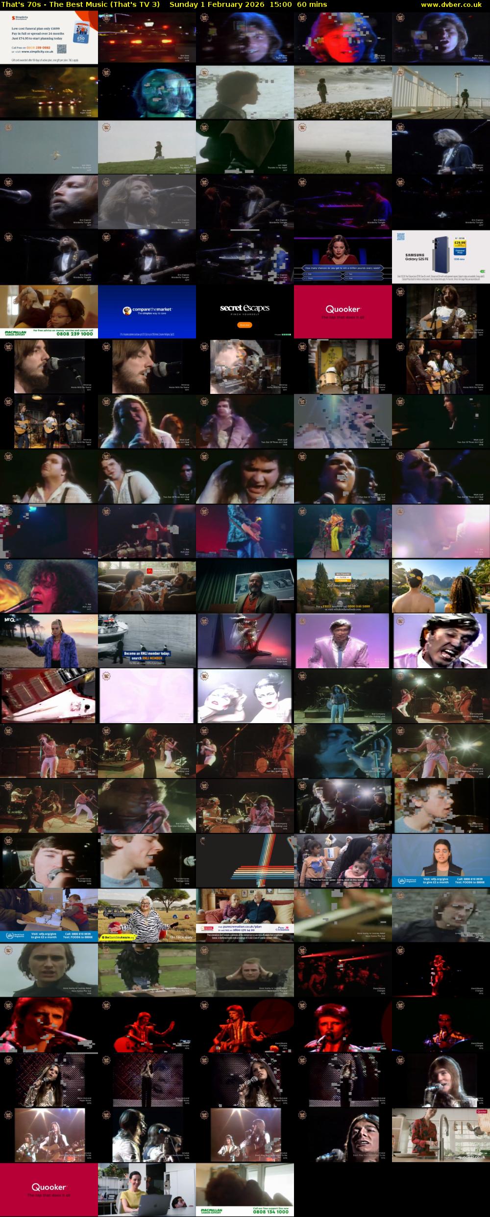 That's 70s - The Best Music (That's TV 3) Sunday 1 February 2026 15:00 - 16:00