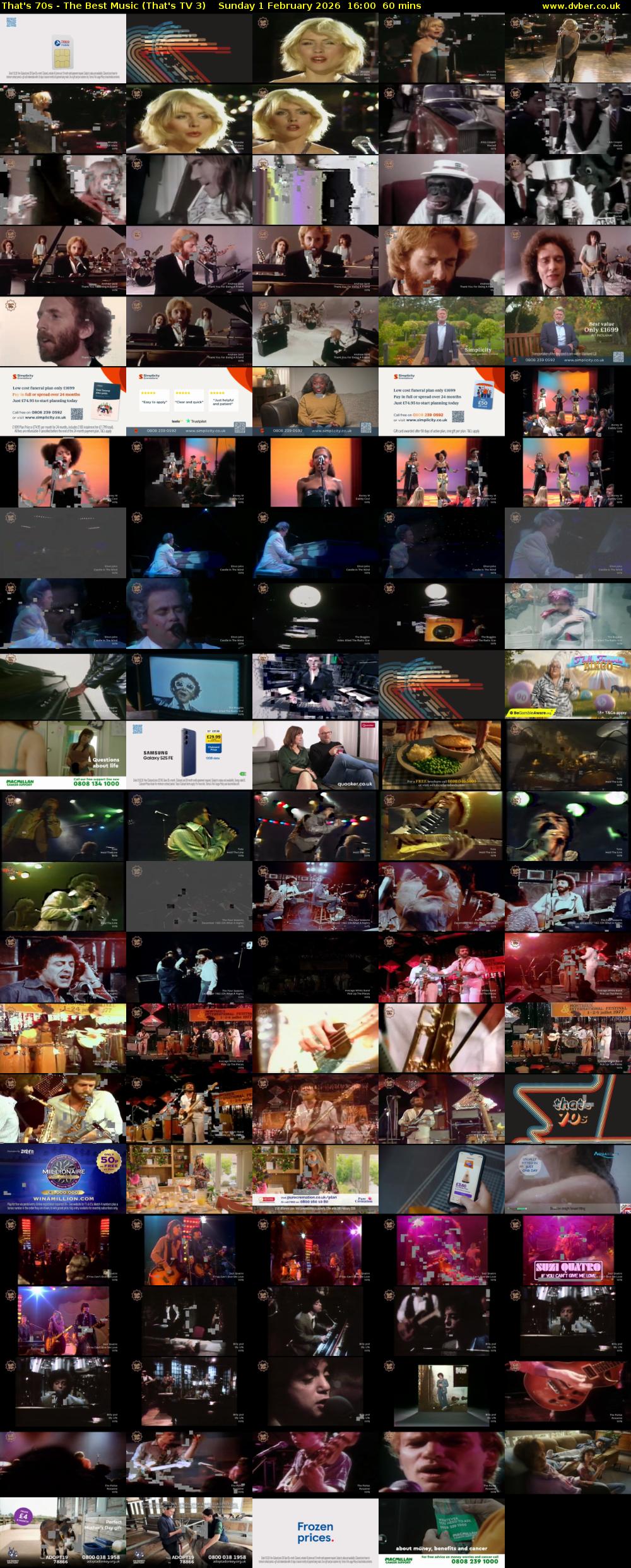 That's 70s - The Best Music (That's TV 3) Sunday 1 February 2026 16:00 - 17:00