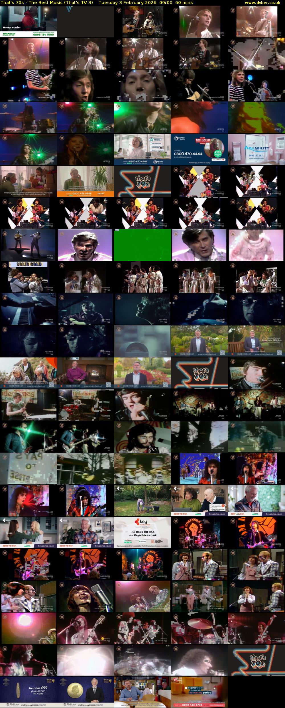 That's 70s - The Best Music (That's TV 3) Tuesday 3 February 2026 09:00 - 10:00