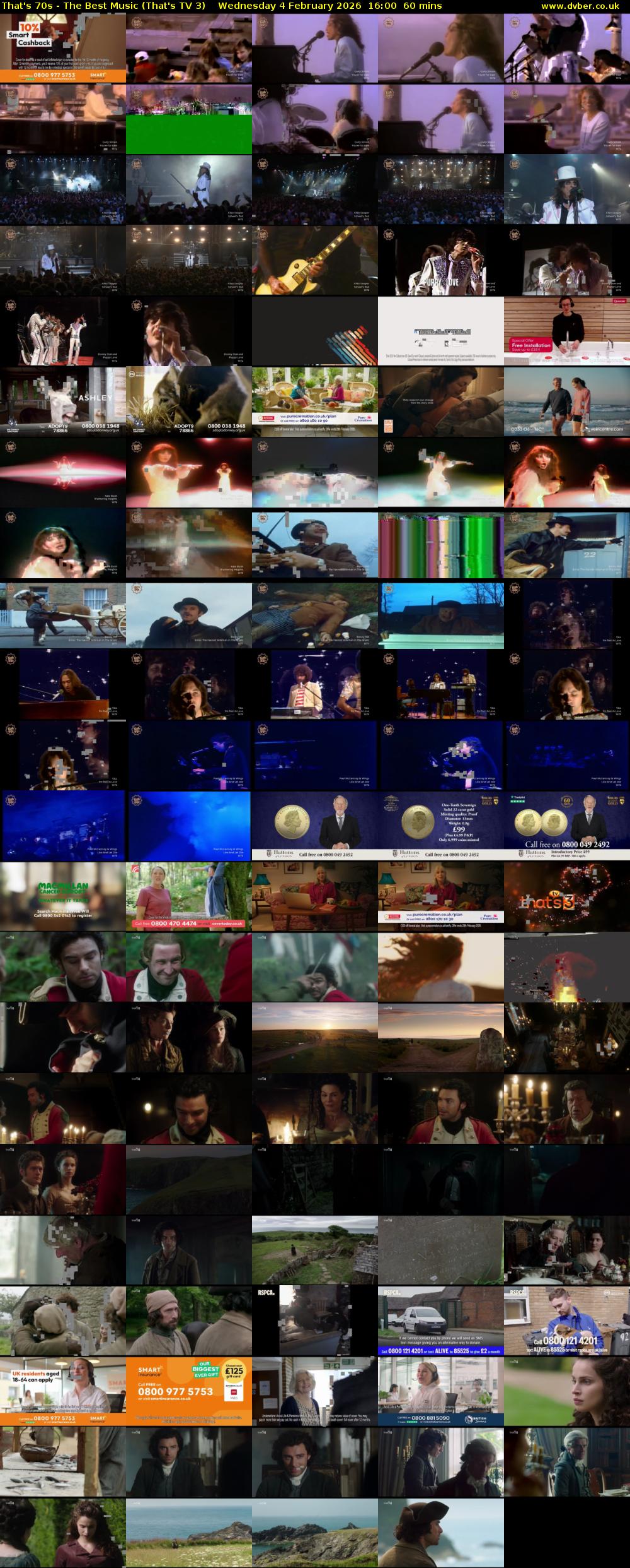 That's 70s - The Best Music (That's TV 3) Wednesday 4 February 2026 16:00 - 17:00