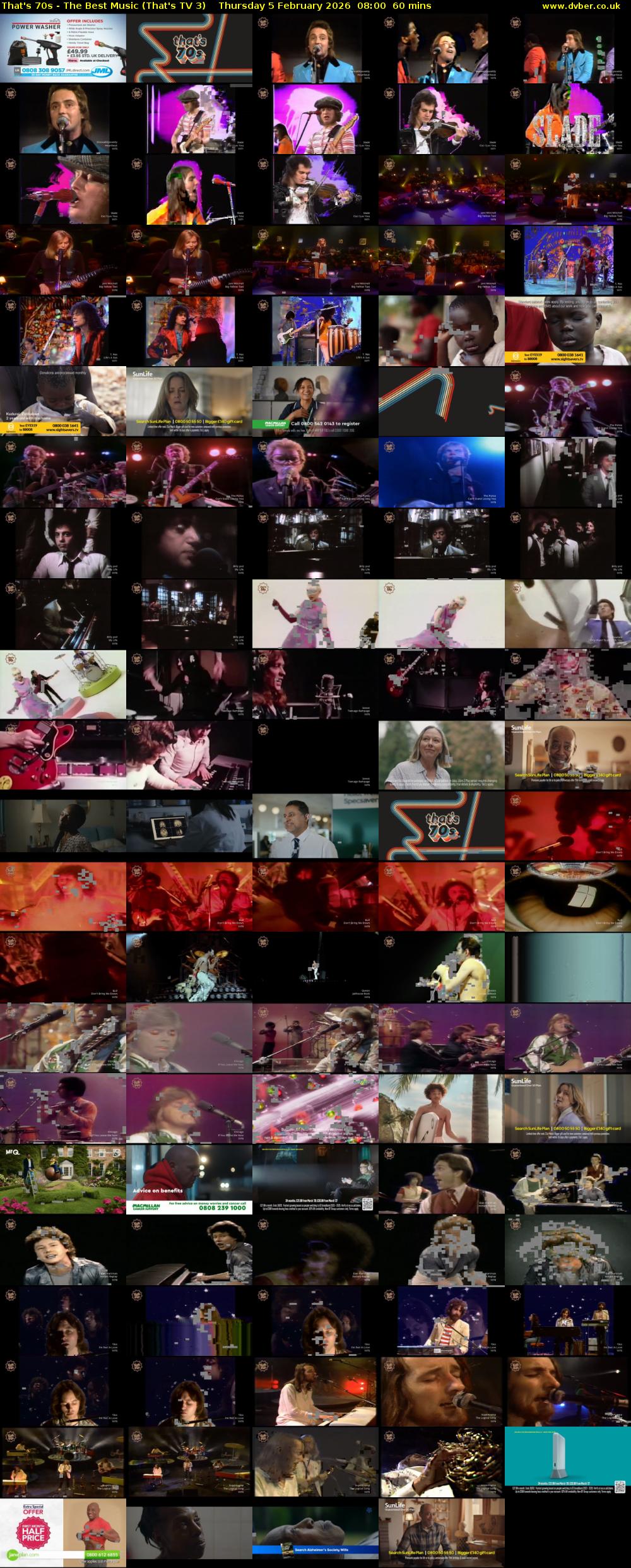 That's 70s - The Best Music (That's TV 3) Thursday 5 February 2026 08:00 - 09:00