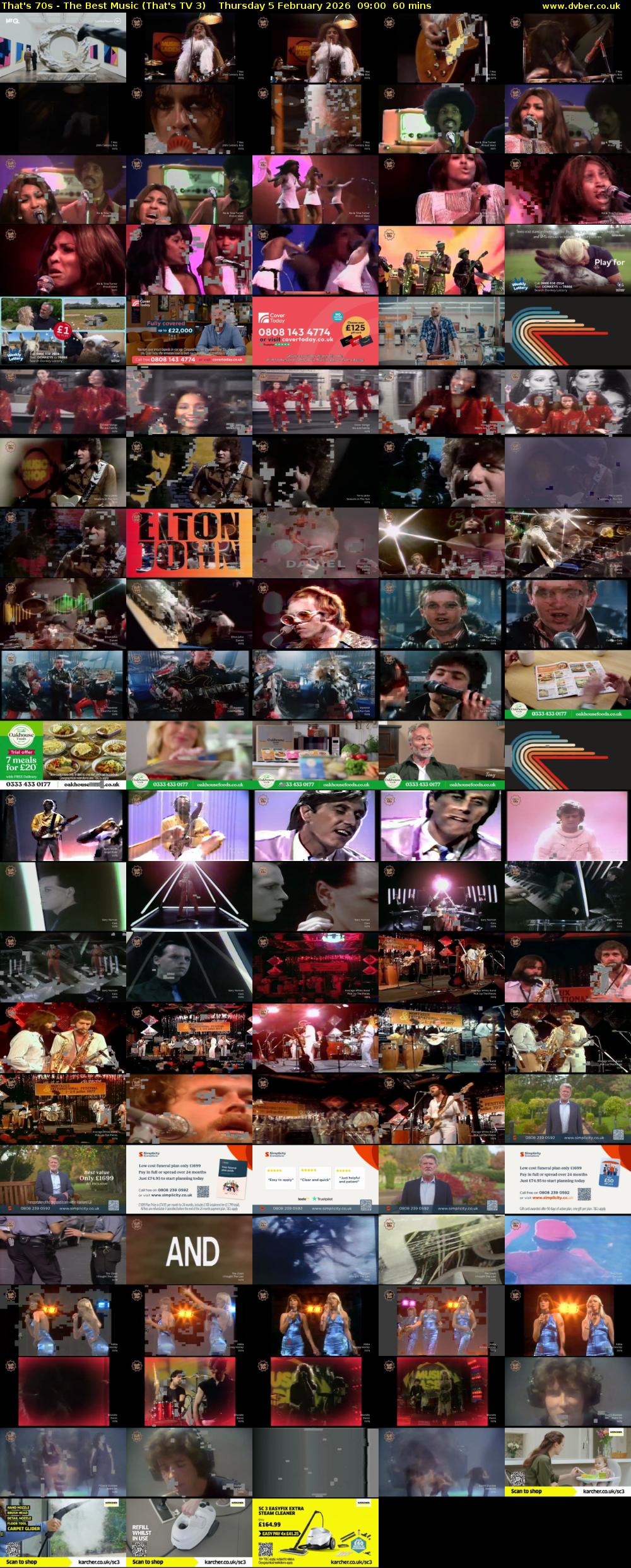 That's 70s - The Best Music (That's TV 3) Thursday 5 February 2026 09:00 - 10:00