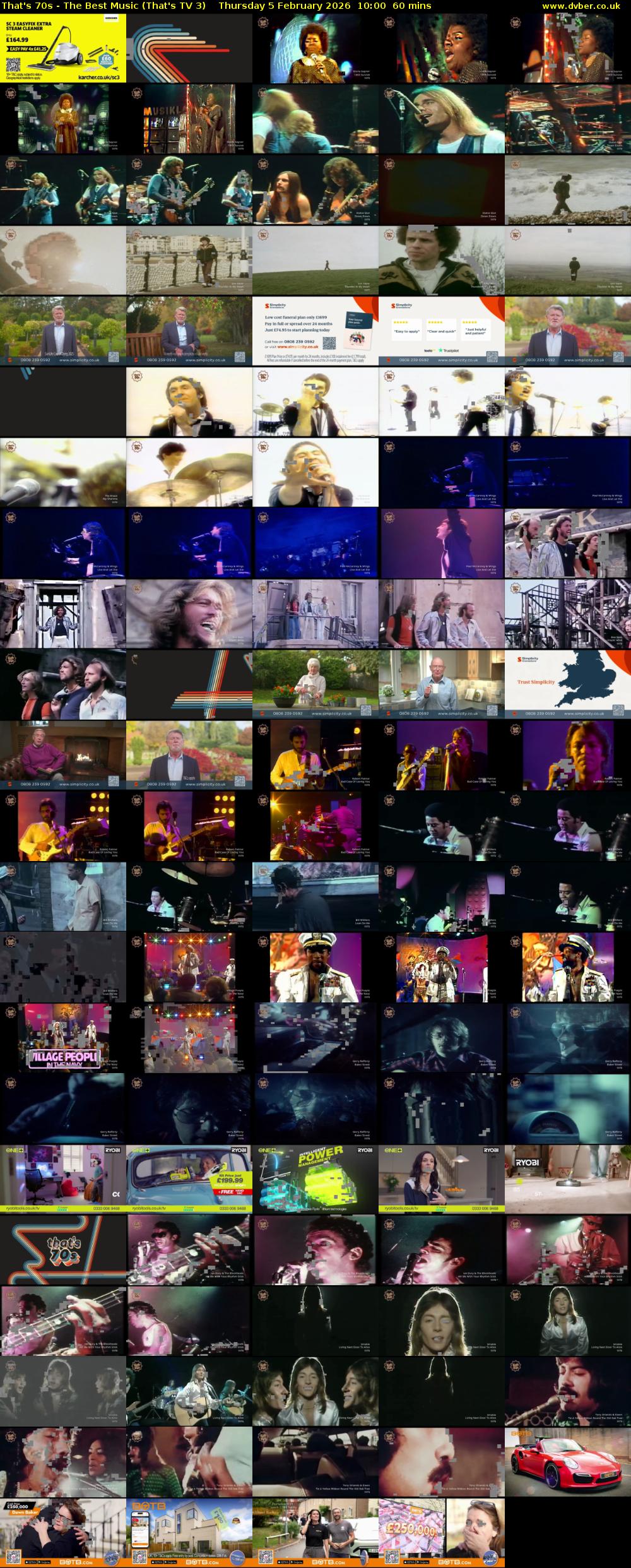 That's 70s - The Best Music (That's TV 3) Thursday 5 February 2026 10:00 - 11:00