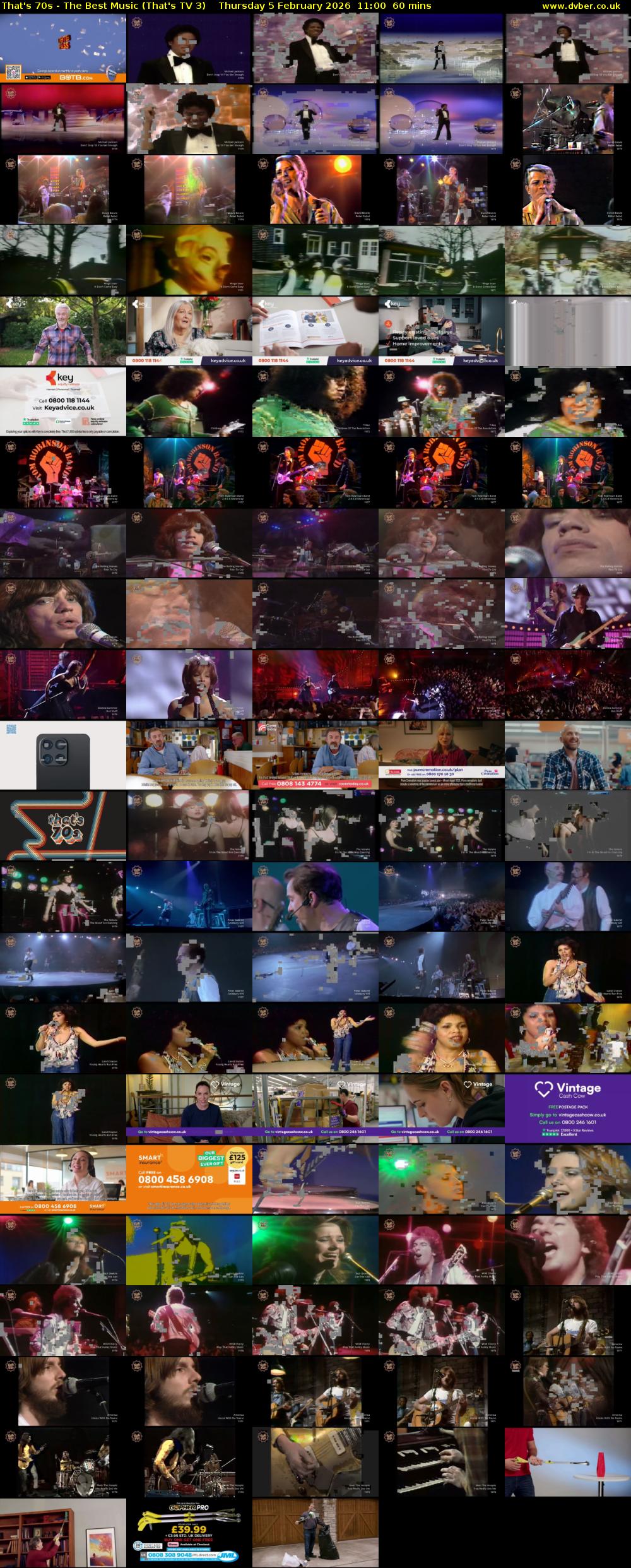 That's 70s - The Best Music (That's TV 3) Thursday 5 February 2026 11:00 - 12:00