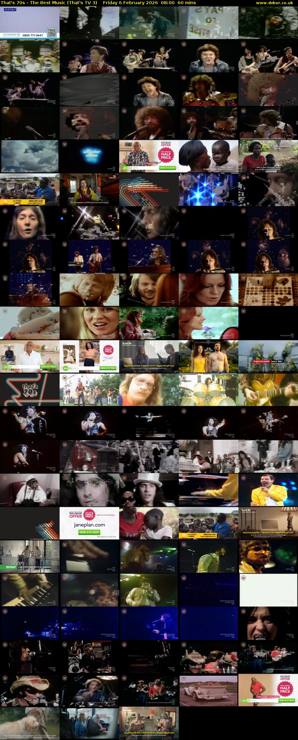 That's 70s - The Best Music (That's TV 3) Friday 6 February 2026 08:00 - 09:00