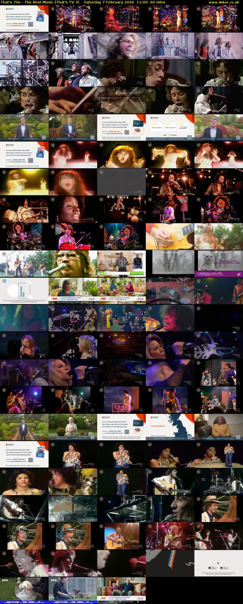 That's 70s - The Best Music (That's TV 3) Saturday 7 February 2026 11:00 - 12:00