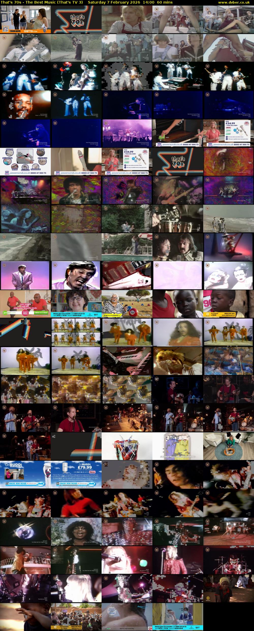 That's 70s - The Best Music (That's TV 3) Saturday 7 February 2026 14:00 - 15:00