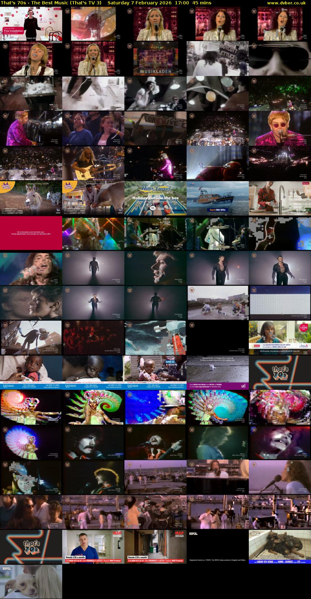 That's 70s - The Best Music (That's TV 3) Saturday 7 February 2026 17:00 - 17:45