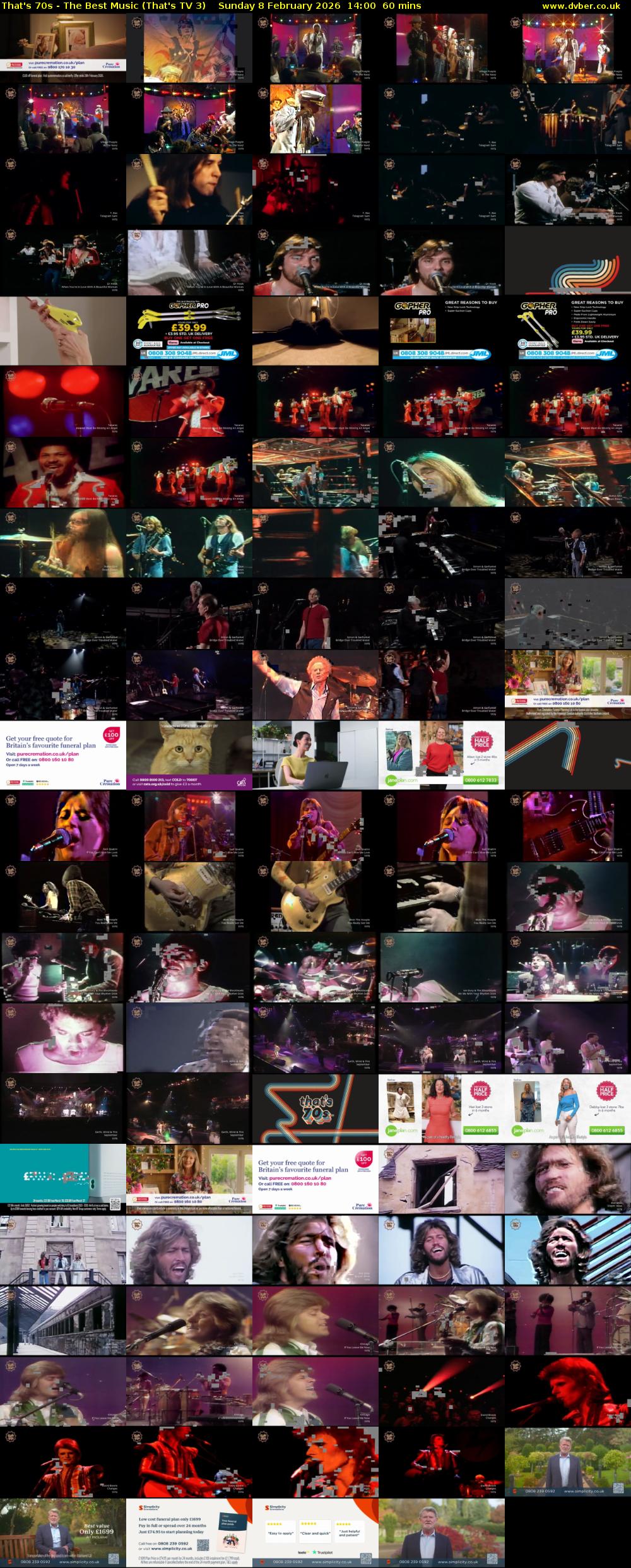 That's 70s - The Best Music (That's TV 3) Sunday 8 February 2026 14:00 - 15:00