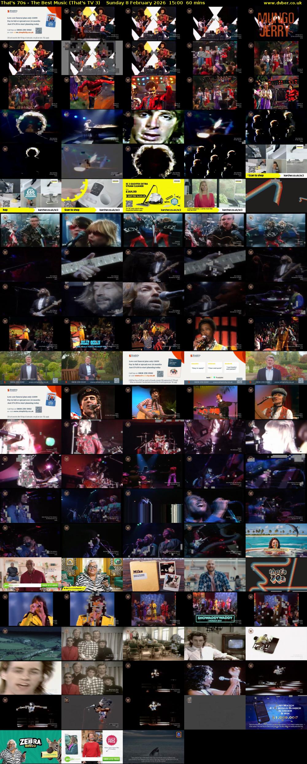 That's 70s - The Best Music (That's TV 3) Sunday 8 February 2026 15:00 - 16:00