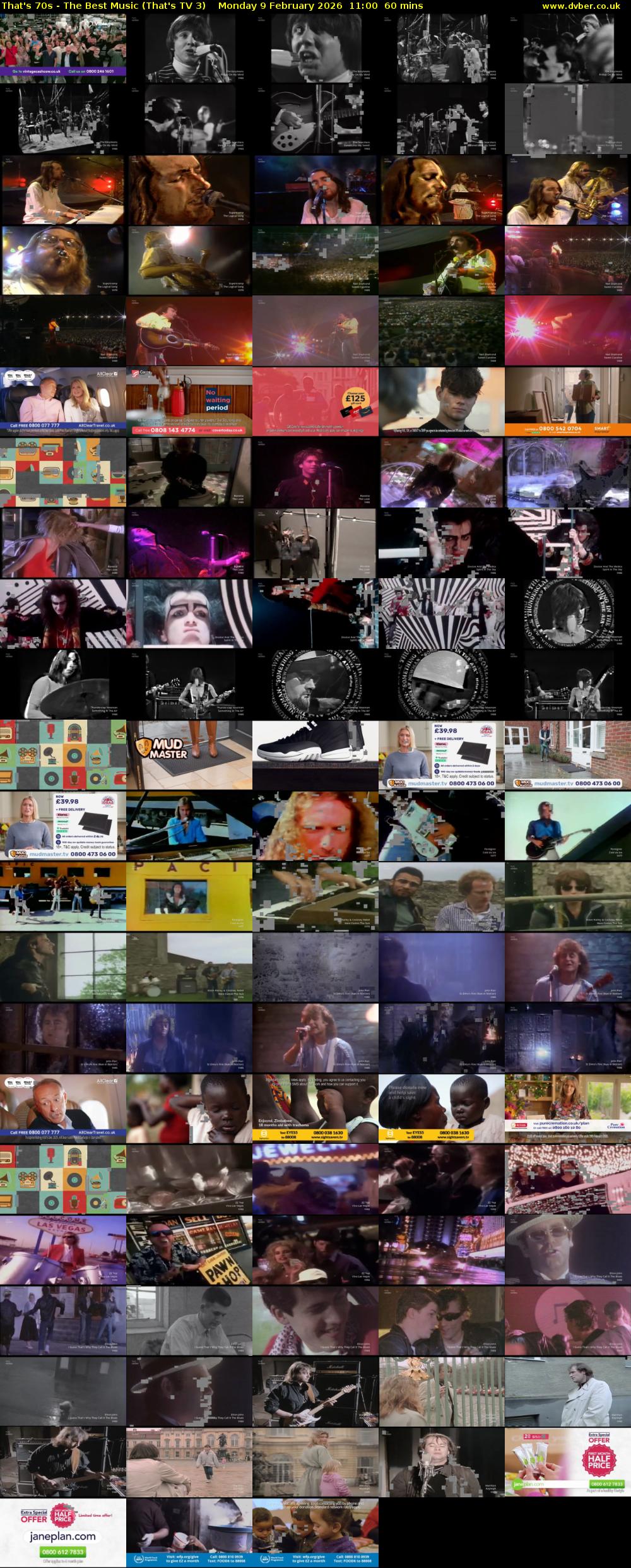 That's 70s - The Best Music (That's TV 3) Monday 9 February 2026 11:00 - 12:00