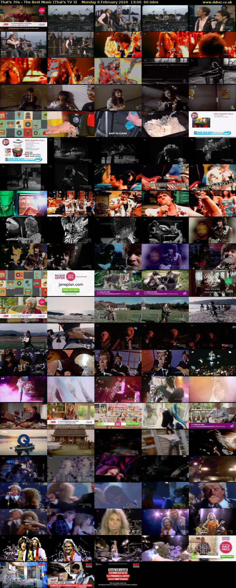 That's 70s - The Best Music (That's TV 3) Monday 9 February 2026 13:00 - 14:00