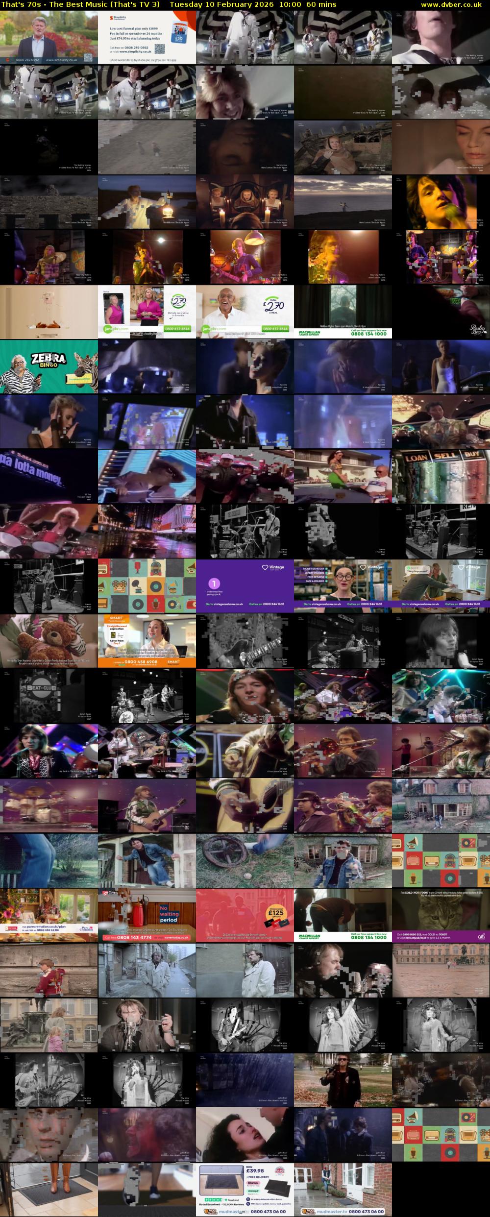 That's 70s - The Best Music (That's TV 3) Tuesday 10 February 2026 10:00 - 11:00
