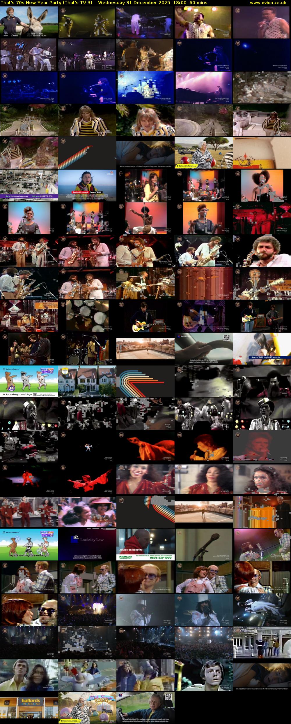 That's 70s New Year Party (That's TV 3) Wednesday 31 December 2025 18:00 - 19:00