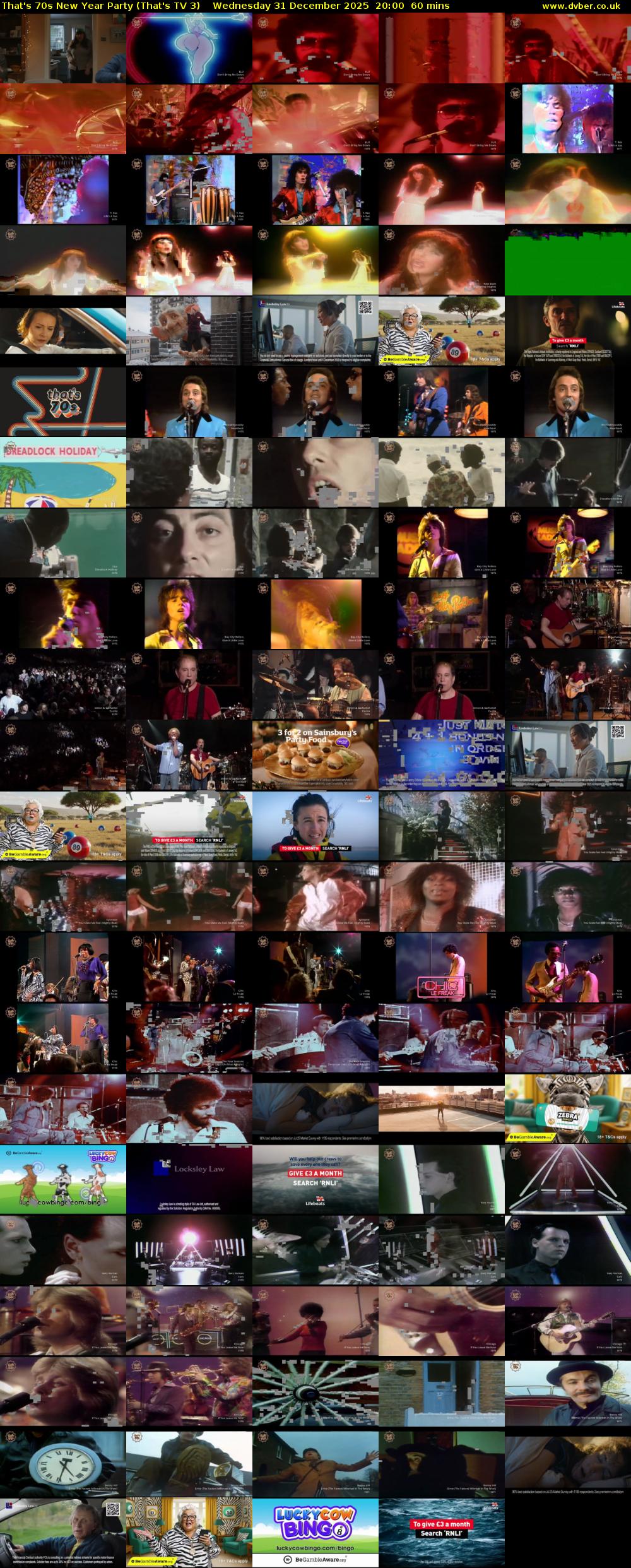 That's 70s New Year Party (That's TV 3) Wednesday 31 December 2025 20:00 - 21:00