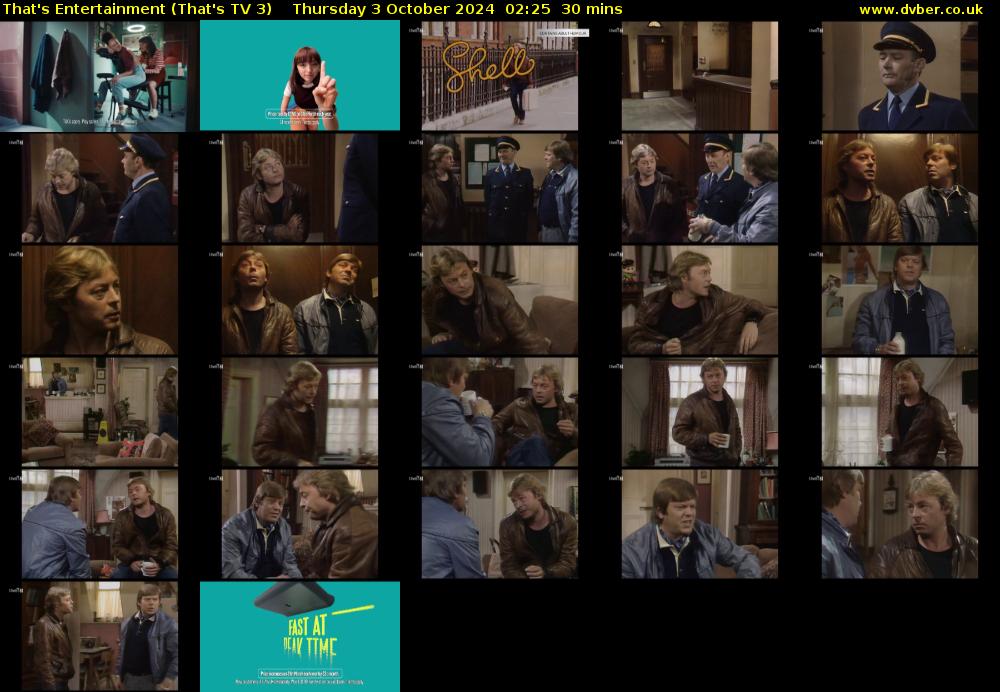 That's Entertainment (That's TV 3) Thursday 3 October 2024 02:25 - 02:55