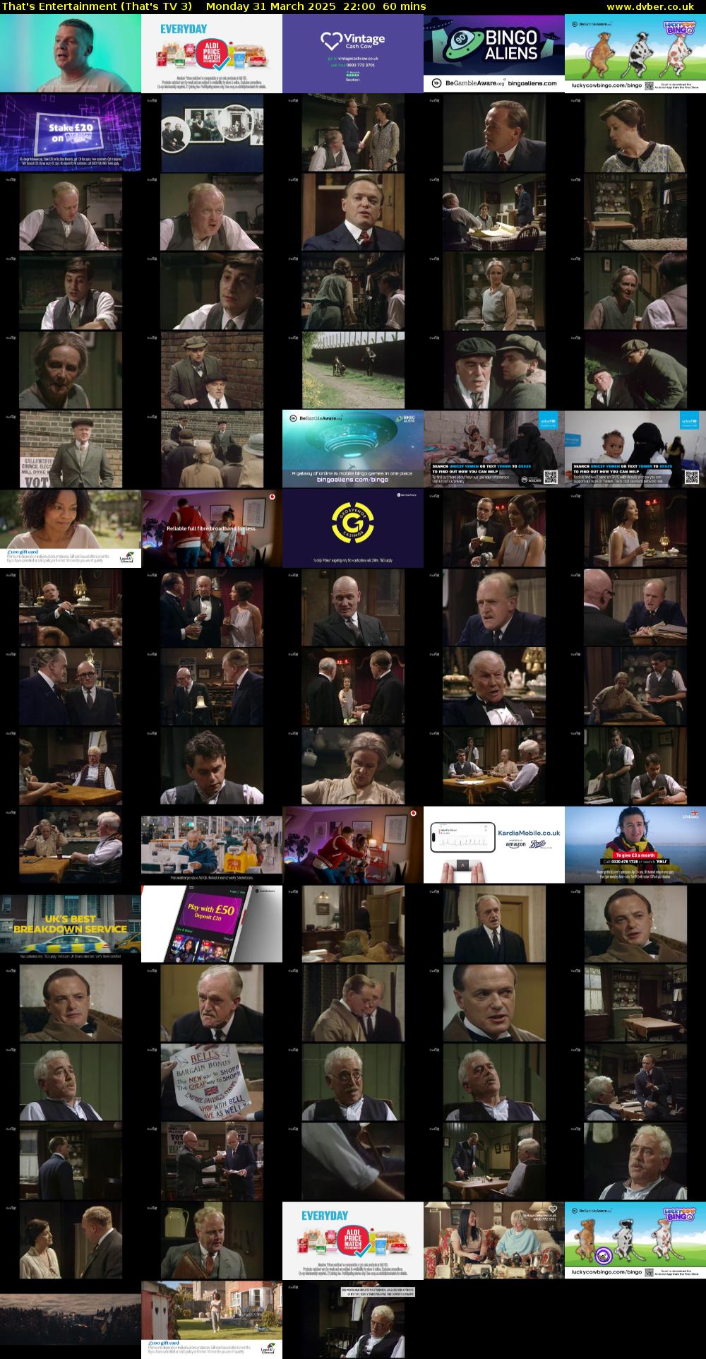 That's Entertainment (That's TV 3) Monday 31 March 2025 22:00 - 23:00