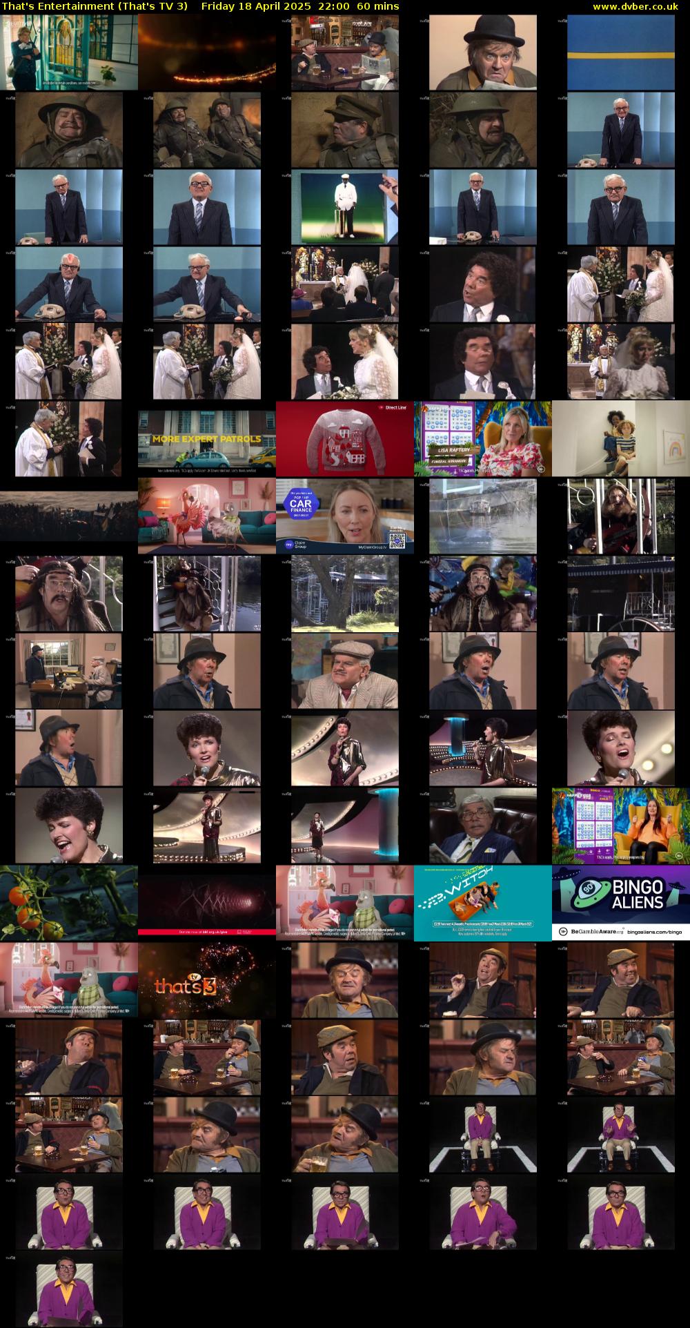 That's Entertainment (That's TV 3) Friday 18 April 2025 22:00 - 23:00