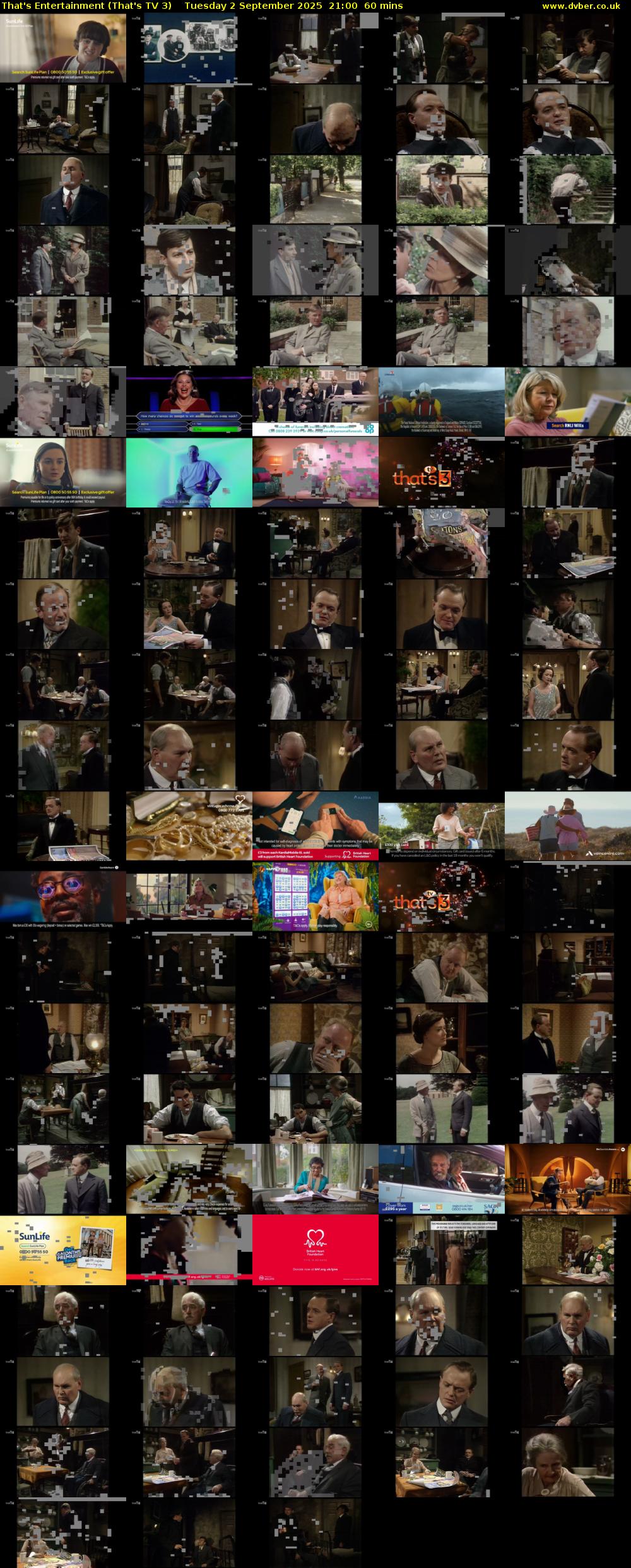 That's Entertainment (That's TV 3) Tuesday 2 September 2025 21:00 - 22:00