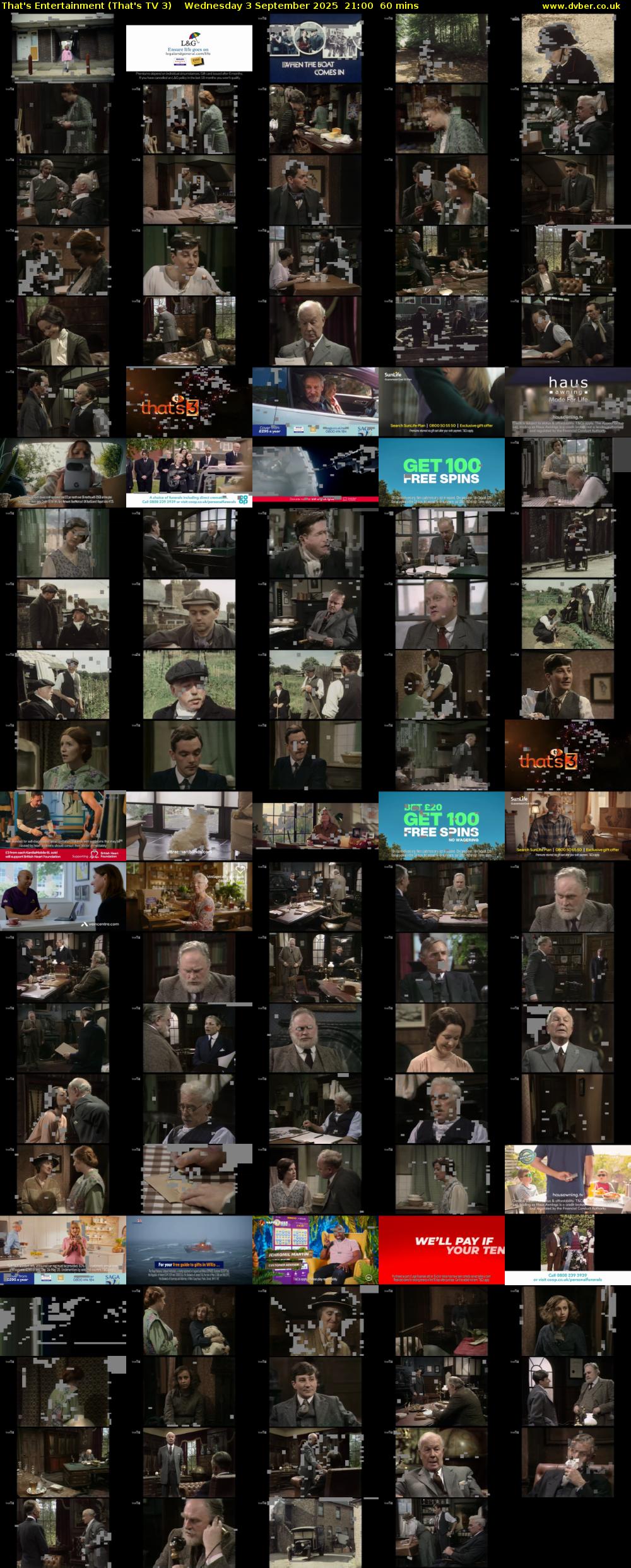 That's Entertainment (That's TV 3) Wednesday 3 September 2025 21:00 - 22:00