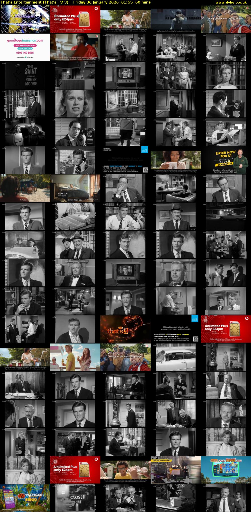 That's Entertainment (That's TV 3) Friday 30 January 2026 01:55 - 02:55