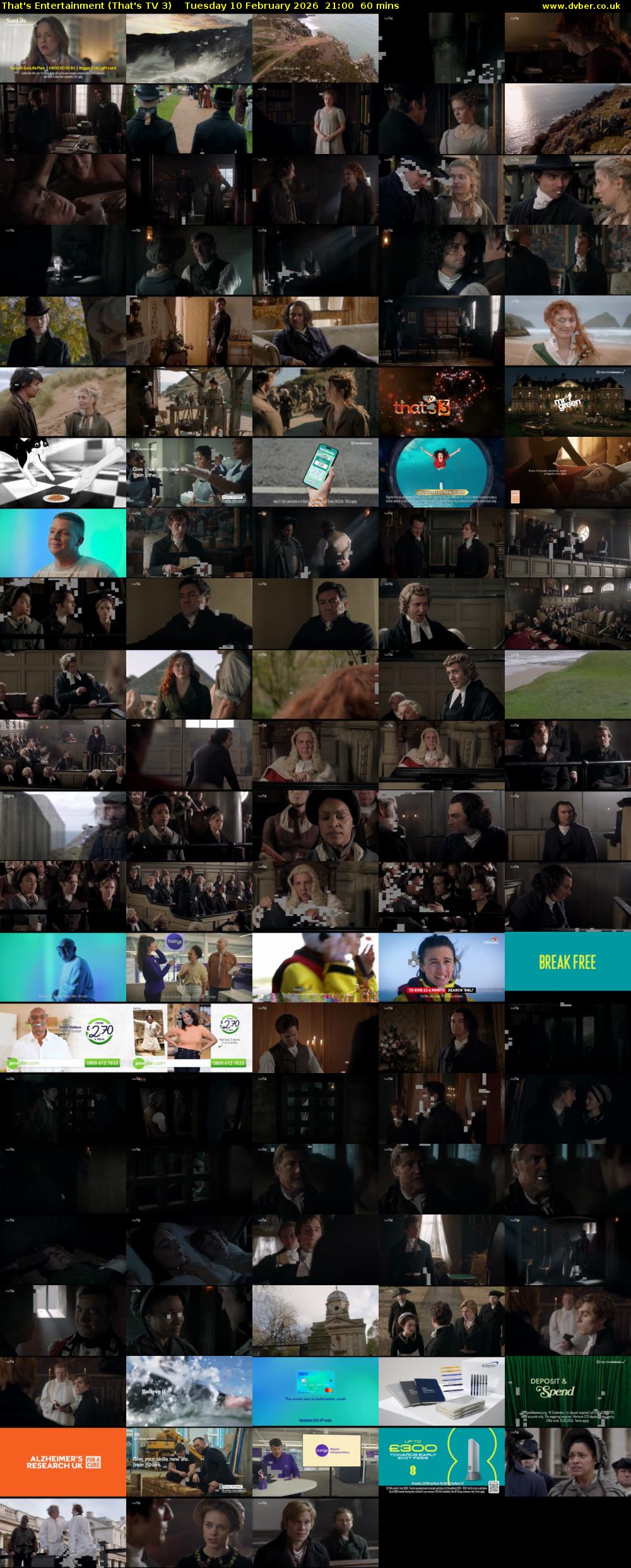 That's Entertainment (That's TV 3) Tuesday 10 February 2026 21:00 - 22:00