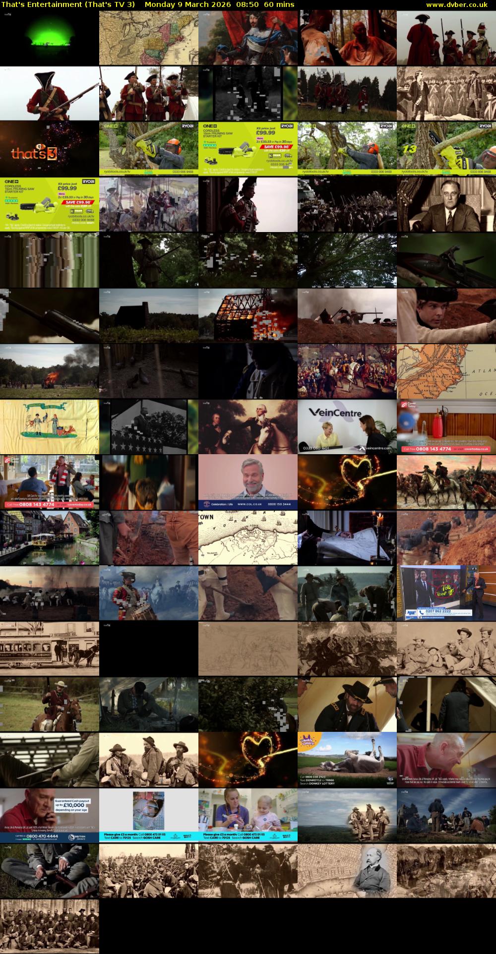 That's Entertainment (That's TV 3) Monday 9 March 2026 08:50 - 09:50