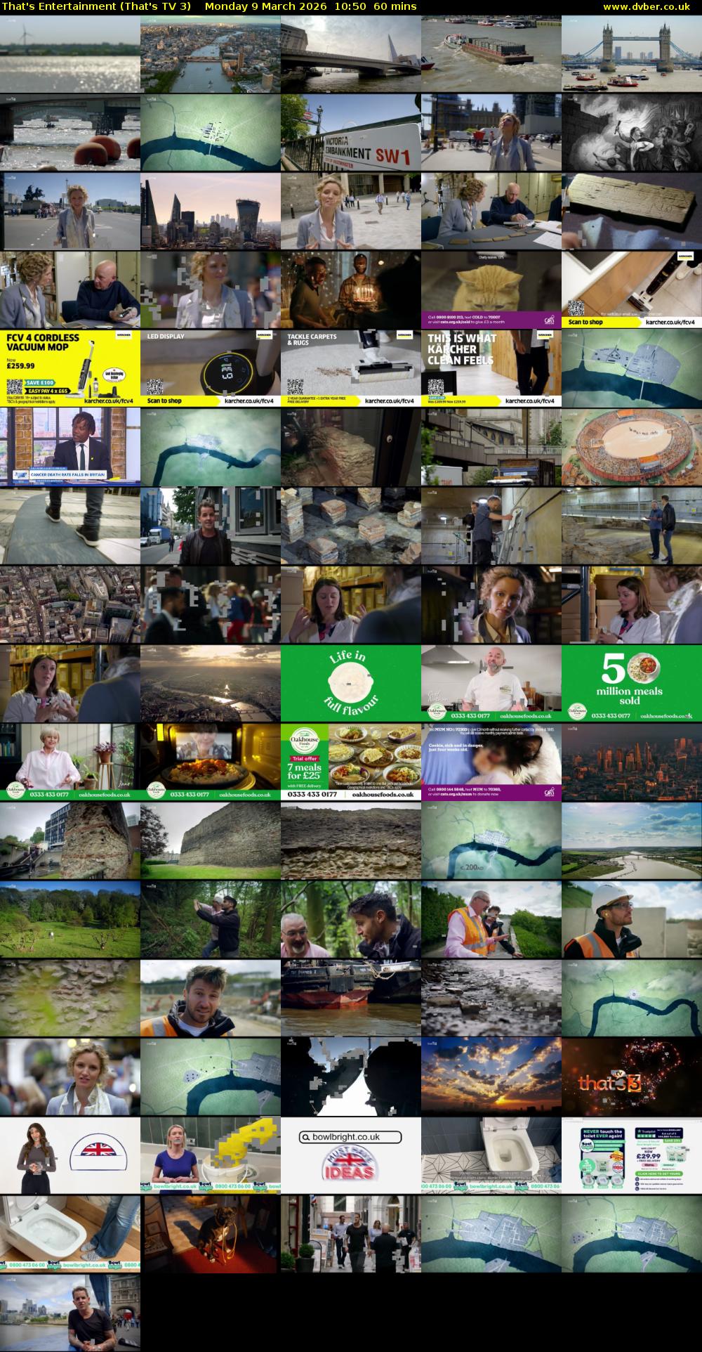 That's Entertainment (That's TV 3) Monday 9 March 2026 10:50 - 11:50