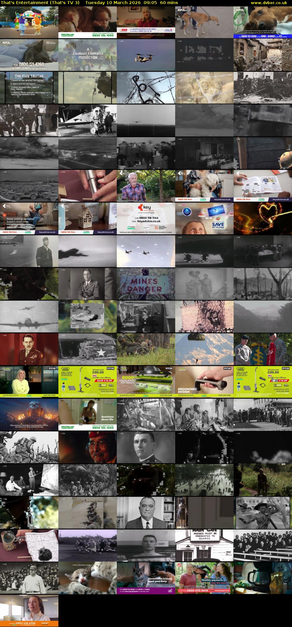 That's Entertainment (That's TV 3) Tuesday 10 March 2026 09:05 - 10:05