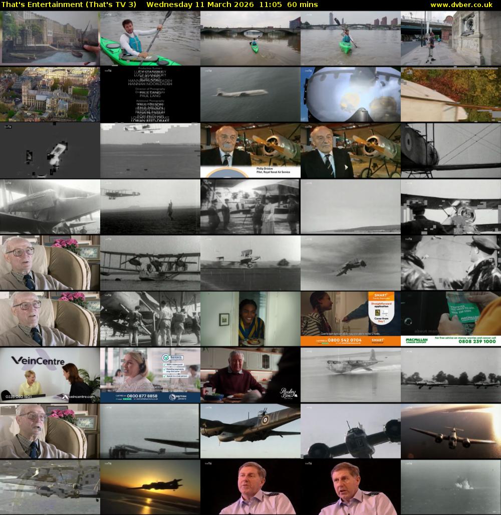That's Entertainment (That's TV 3) Wednesday 11 March 2026 11:05 - 12:05