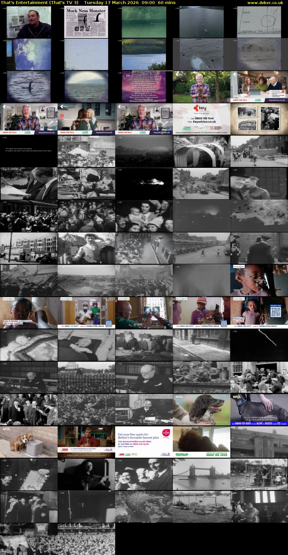 That's Entertainment (That's TV 3) Tuesday 17 March 2026 09:00 - 10:00