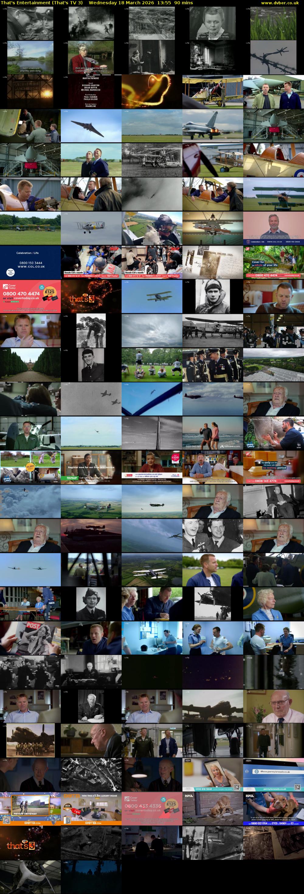 That's Entertainment (That's TV 3) Wednesday 18 March 2026 13:55 - 15:25