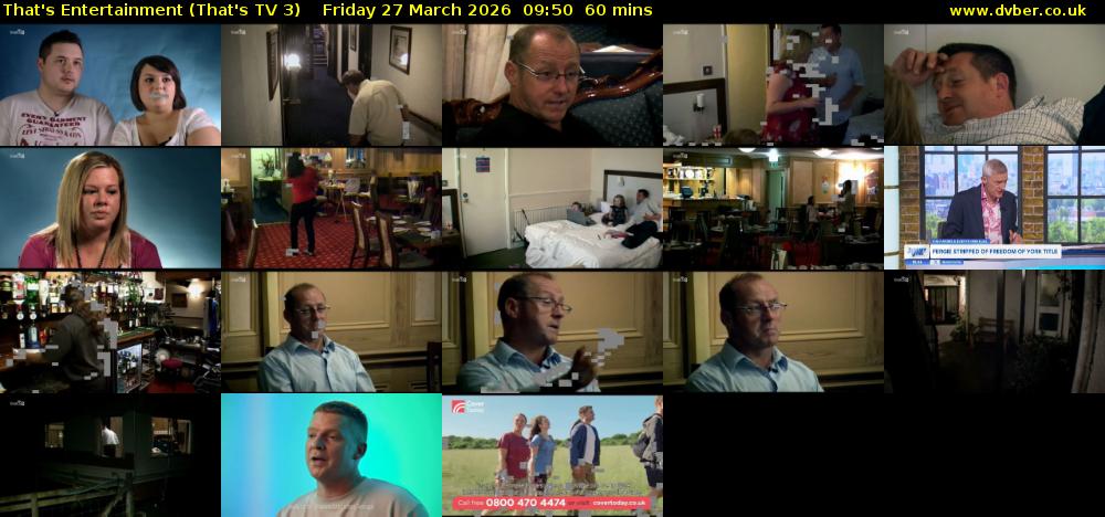 That's Entertainment (That's TV 3) Friday 27 March 2026 09:50 - 10:50