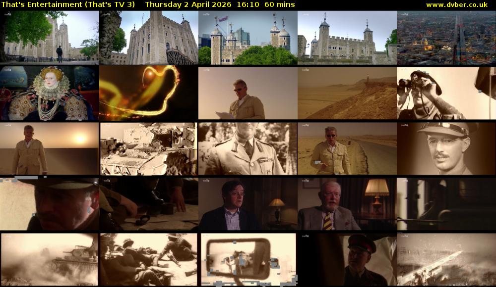 That's Entertainment (That's TV 3) Thursday 2 April 2026 16:10 - 17:10