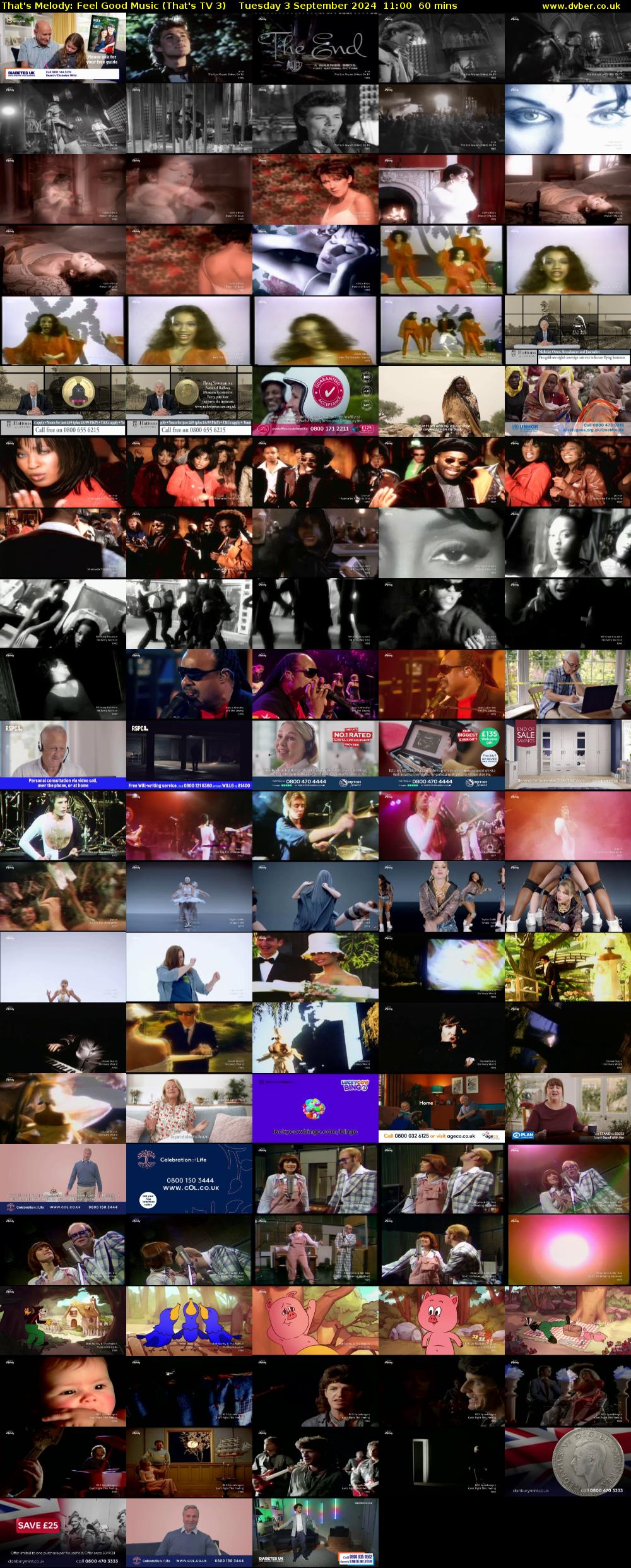 That's Melody: Feel Good Music (That's TV 3) Tuesday 3 September 2024 11:00 - 12:00