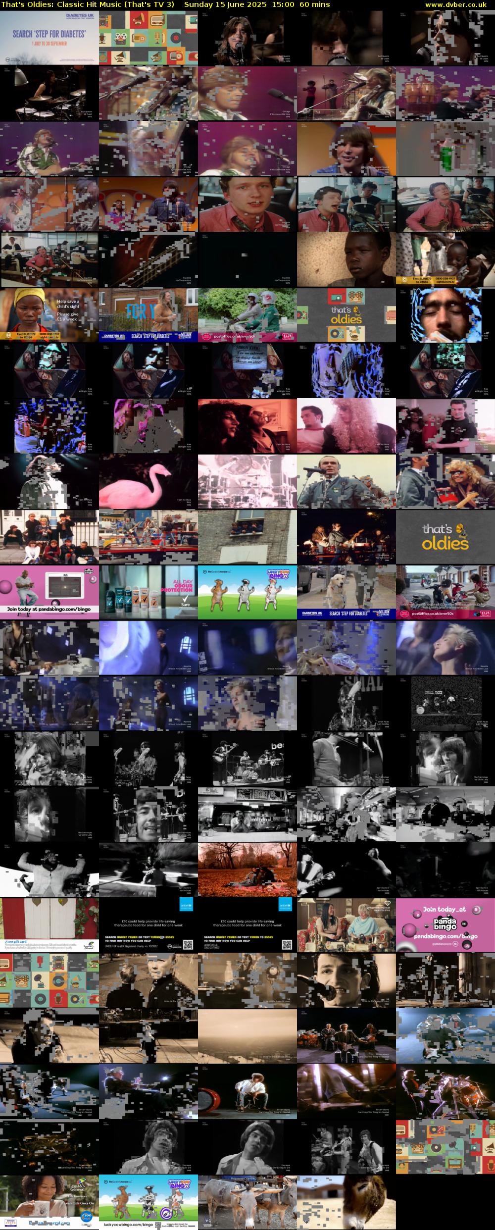 That's Oldies: Classic Hit Music (That's TV 3) Sunday 15 June 2025 15:00 - 16:00