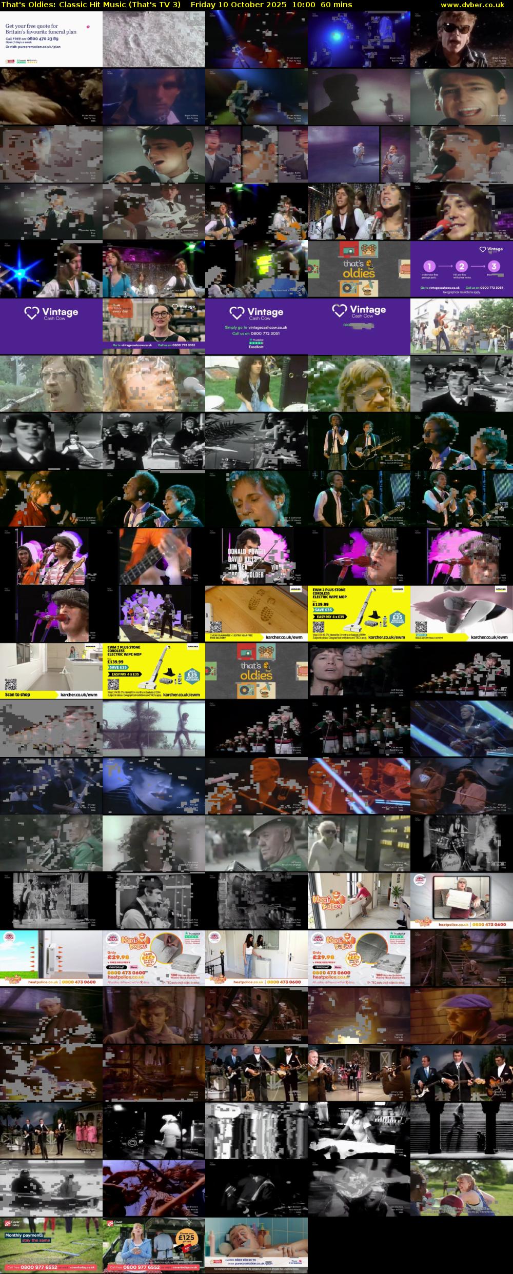 That's Oldies: Classic Hit Music (That's TV 3) Friday 10 October 2025 10:00 - 11:00