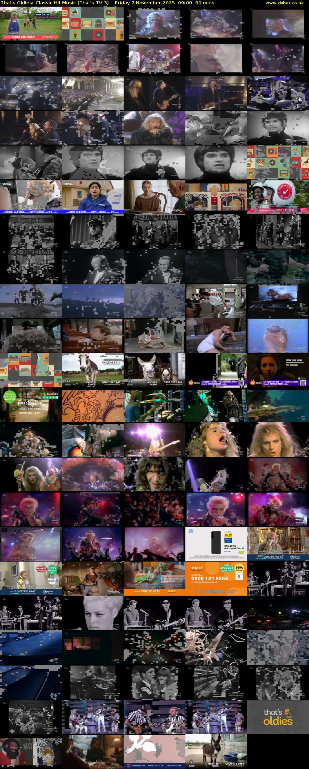 That's Oldies: Classic Hit Music (That's TV 3) Friday 7 November 2025 09:00 - 10:00