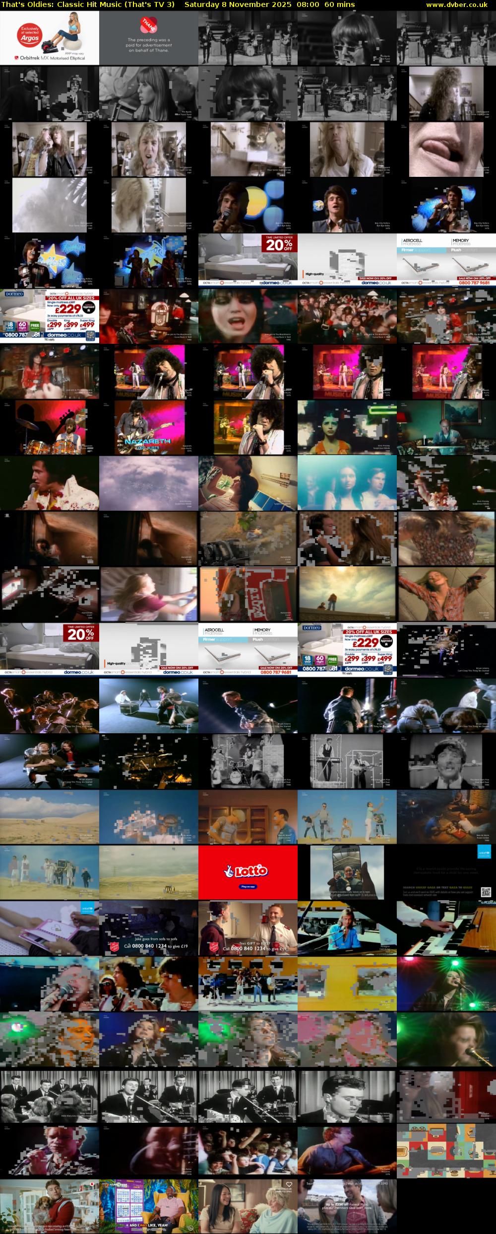 That's Oldies: Classic Hit Music (That's TV 3) Saturday 8 November 2025 08:00 - 09:00