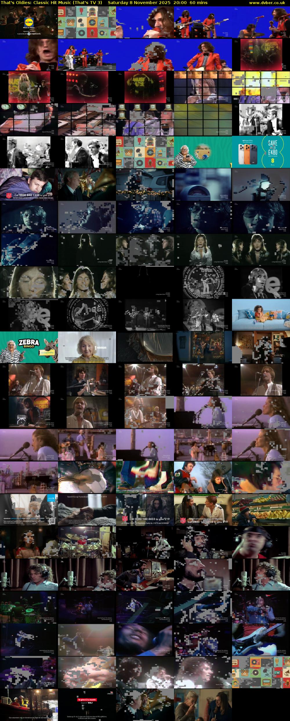 That's Oldies: Classic Hit Music (That's TV 3) Saturday 8 November 2025 20:00 - 21:00