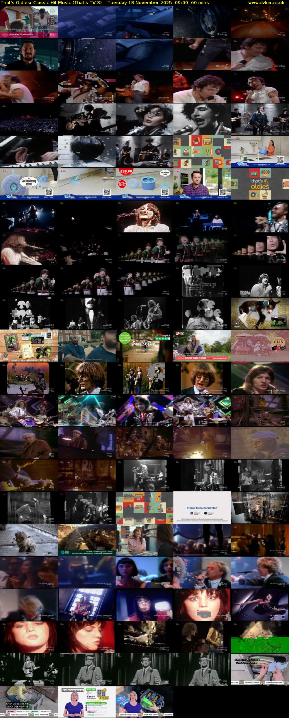 That's Oldies: Classic Hit Music (That's TV 3) Tuesday 18 November 2025 09:00 - 10:00