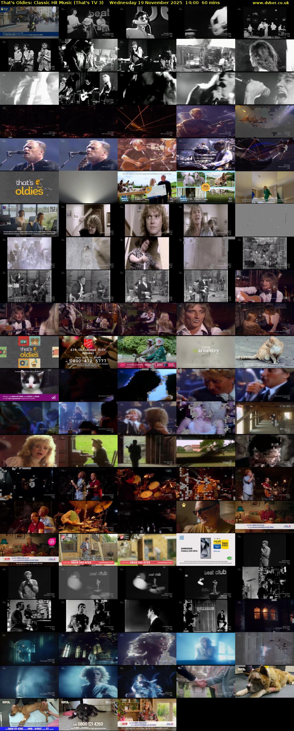 That's Oldies: Classic Hit Music (That's TV 3) Wednesday 19 November 2025 14:00 - 15:00