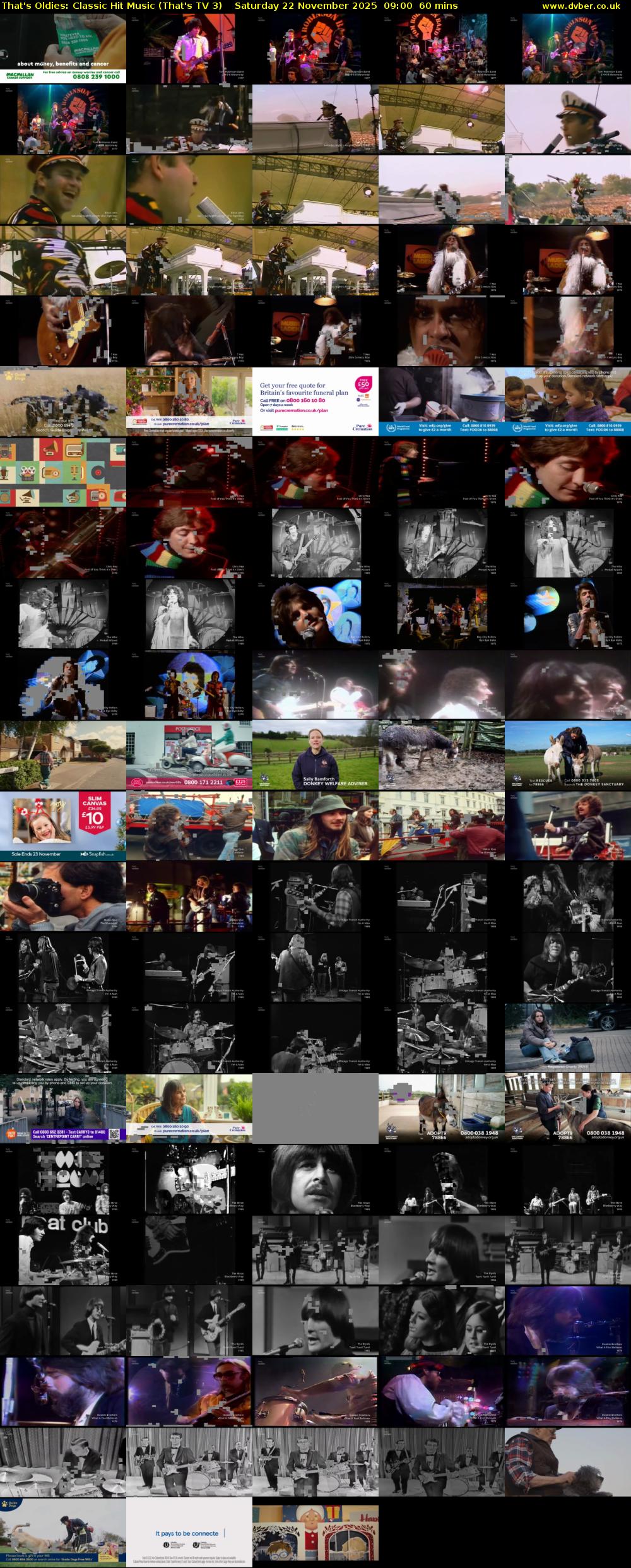 That's Oldies: Classic Hit Music (That's TV 3) Saturday 22 November 2025 09:00 - 10:00