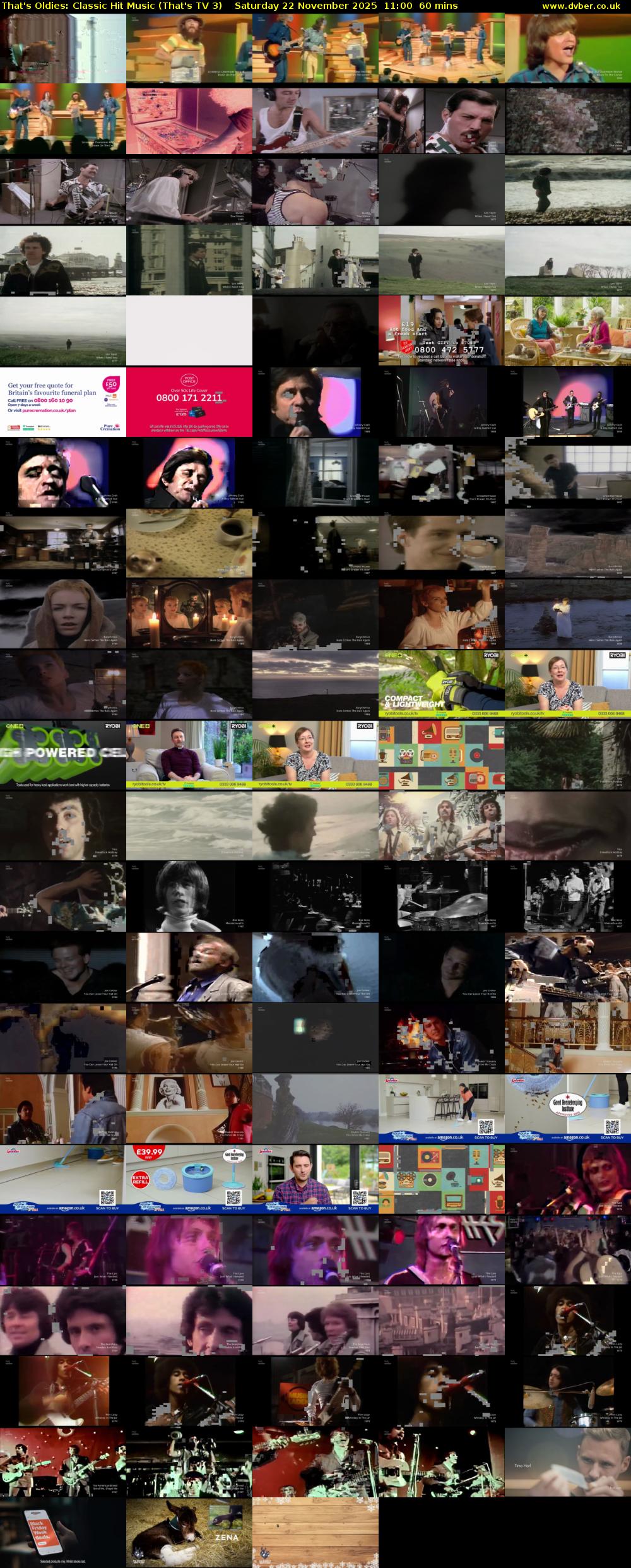 That's Oldies: Classic Hit Music (That's TV 3) Saturday 22 November 2025 11:00 - 12:00