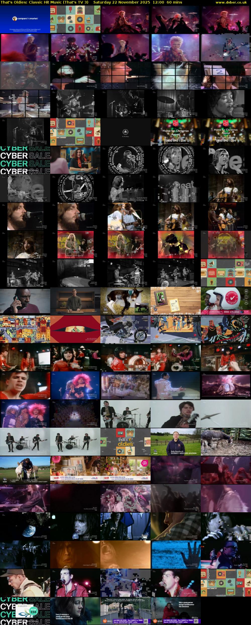 That's Oldies: Classic Hit Music (That's TV 3) Saturday 22 November 2025 12:00 - 13:00