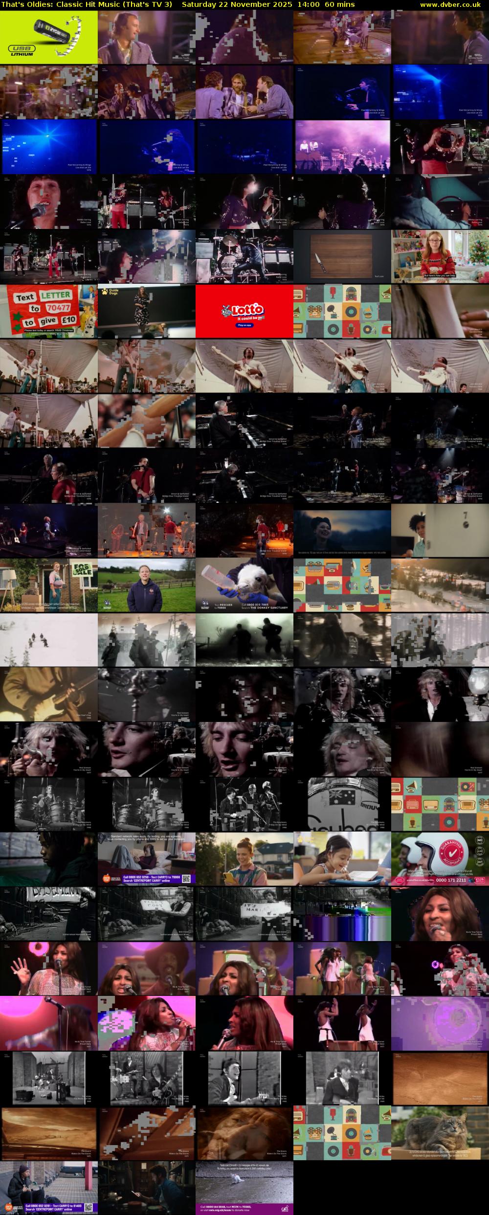 That's Oldies: Classic Hit Music (That's TV 3) Saturday 22 November 2025 14:00 - 15:00