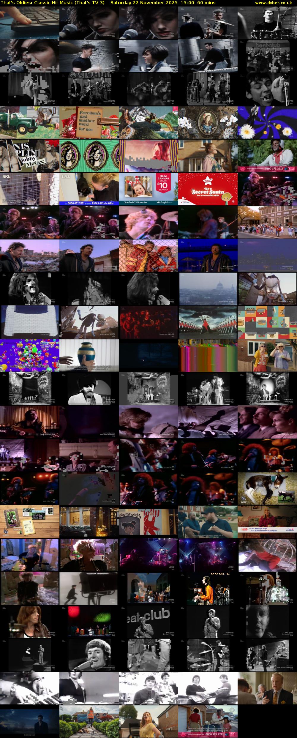 That's Oldies: Classic Hit Music (That's TV 3) Saturday 22 November 2025 15:00 - 16:00